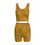 Thumbnail: Cherry Blossom Yellow Women's Yoga Set
