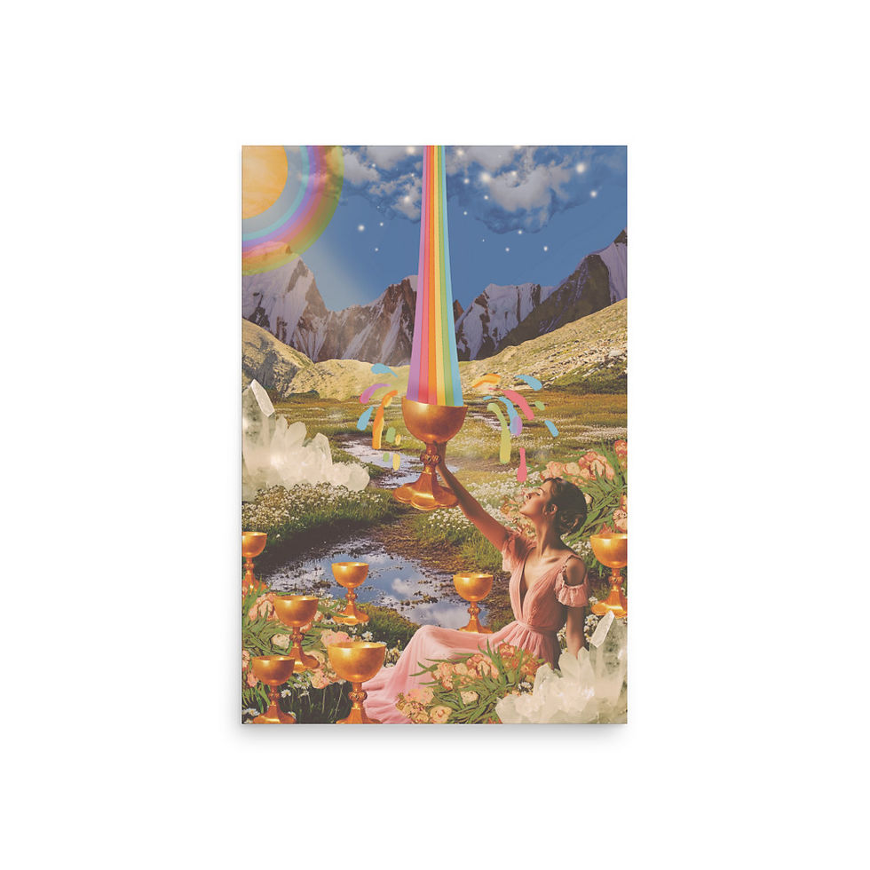 Thumbnail: "Eight of Cups" Tarot Print