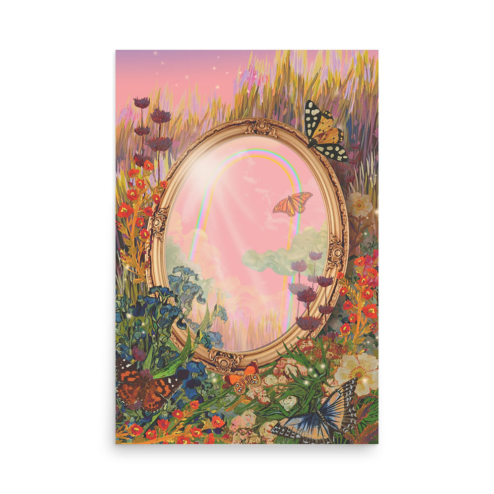 Thumbnail: "The Mirror" Tarot Print