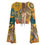 Thumbnail: ESOTERICA Mesh Tie Front Bell Sleeve Collage Festival Top