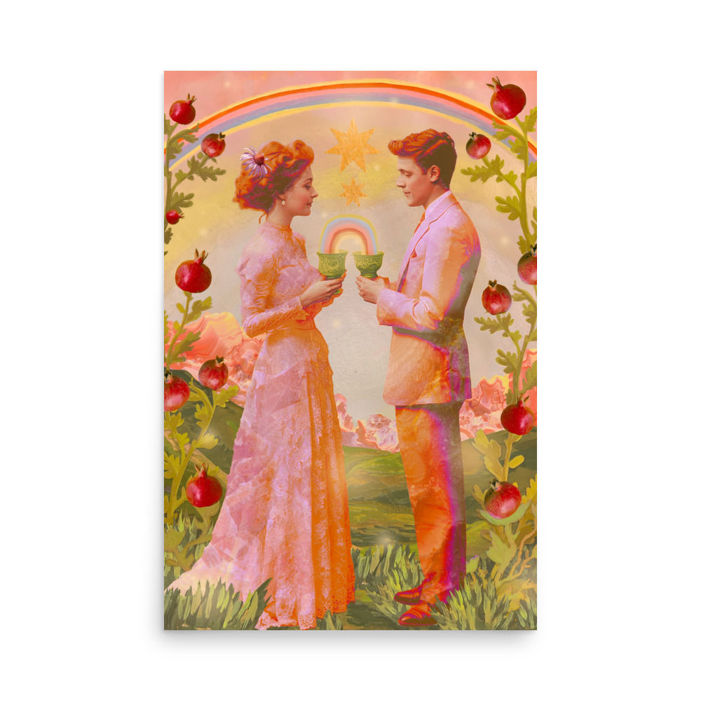 "Two of Cups" Tarot Print