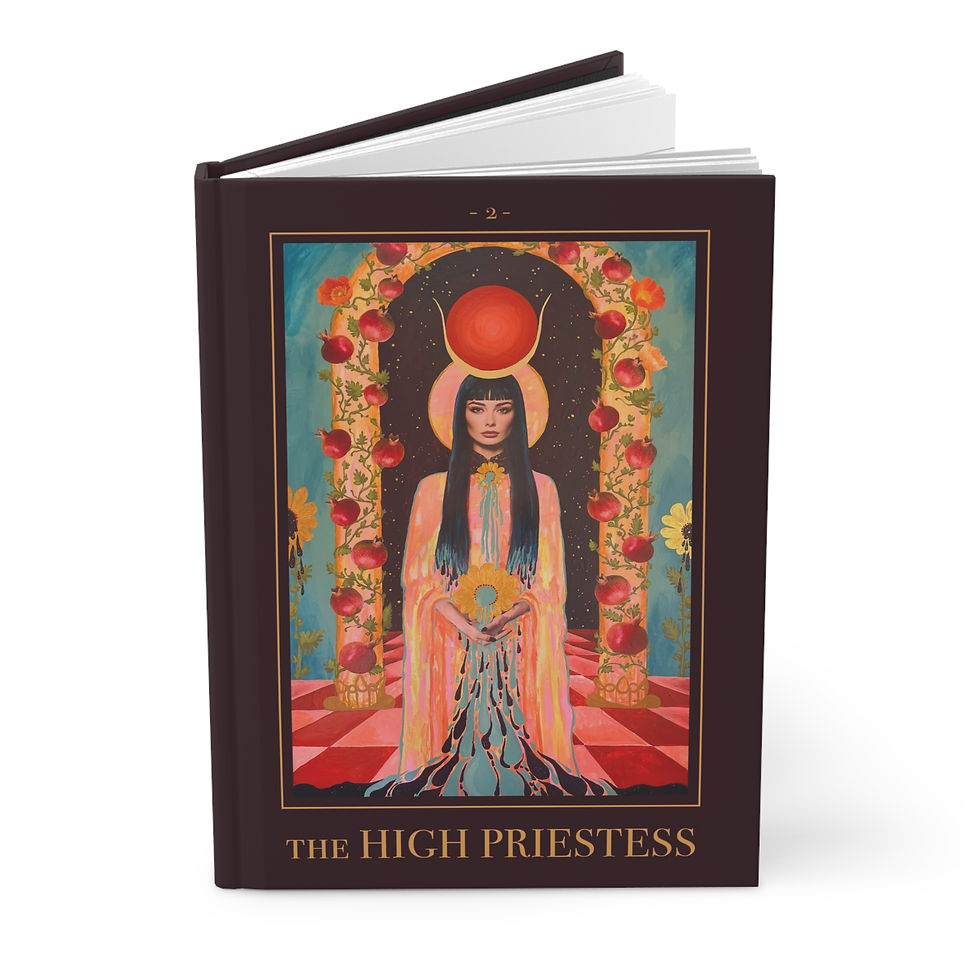 Thumbnail: The High Priestess Hardcover Journal Notebook