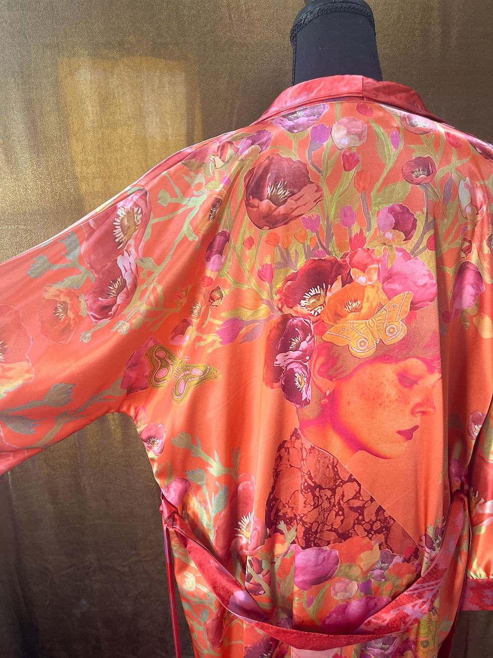 Thumbnail: "EverDawn" Orange Kimono - Only 1 Available!
