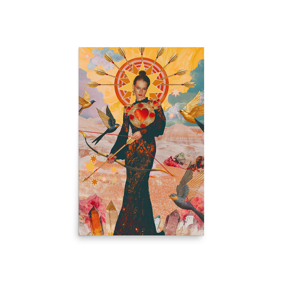 Thumbnail: "Ten of Arrows" Tarot Print