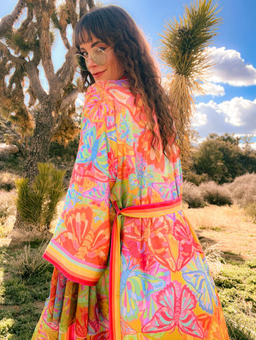 gillian keller physchedelic kimonos festival fashion style wizard wear