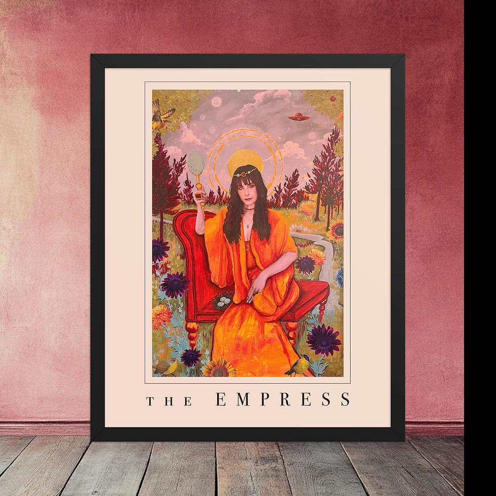 Thumbnail: "The Empress" Framed Tarot Poster