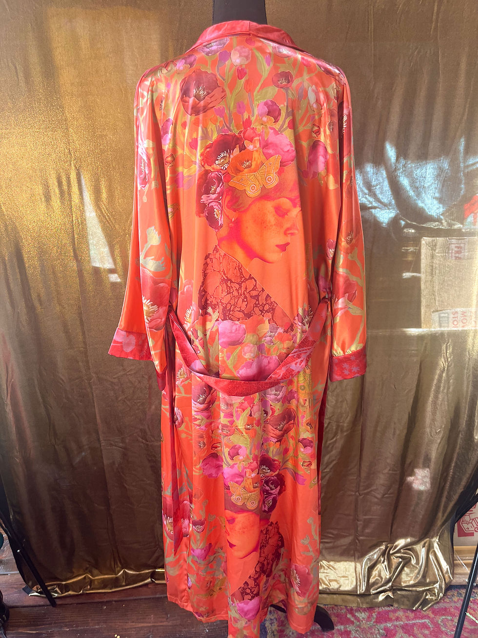Thumbnail: "EverDawn" Orange Kimono - Only 1 Available!