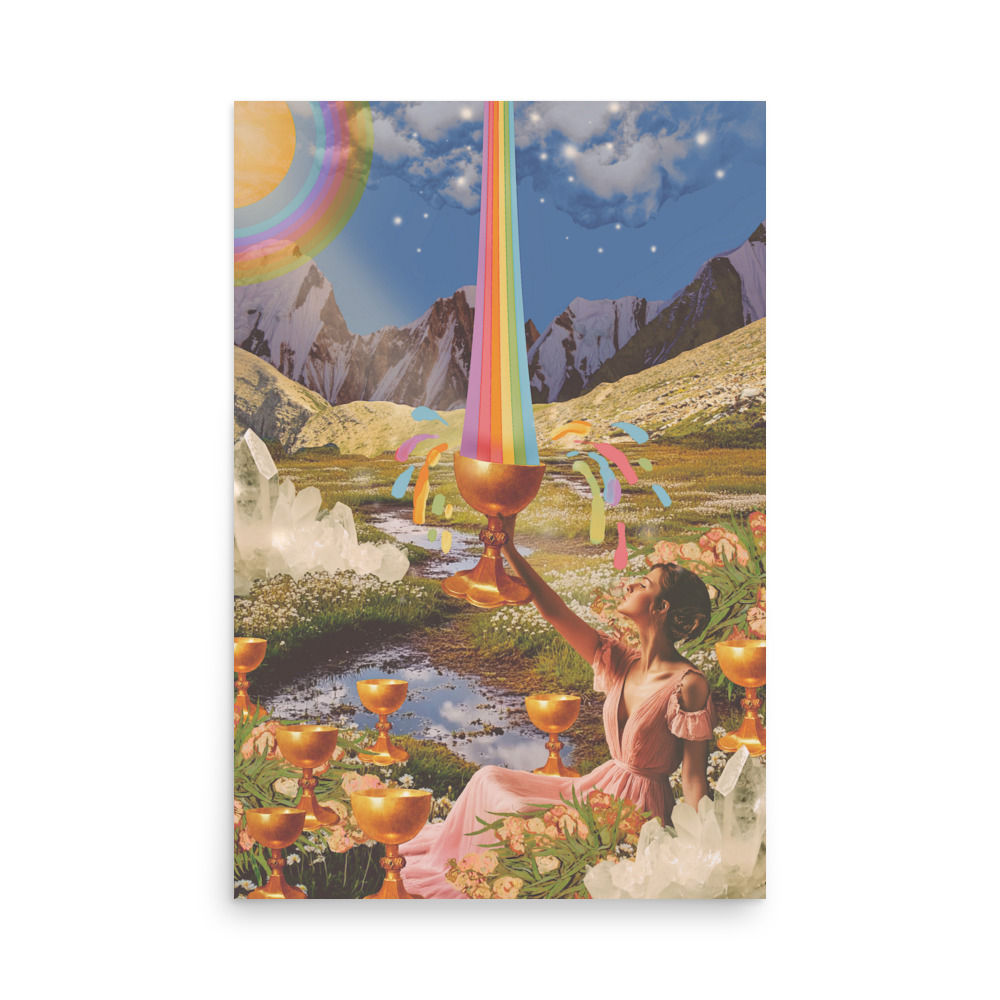 "Eight of Cups" Tarot Print