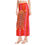 Thumbnail: Tibetan Tiger Stripe Silky Side Split Festival Skirt