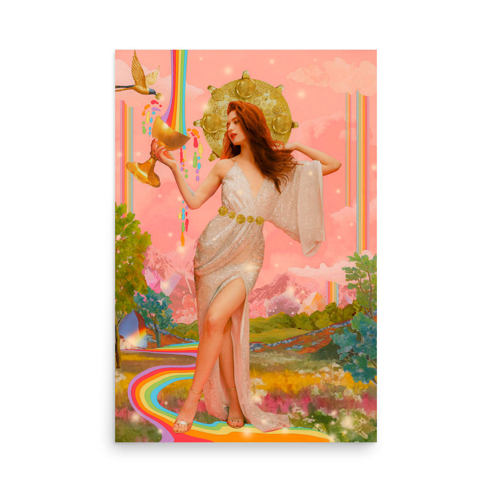 "Queen of Cups" Tarot Print