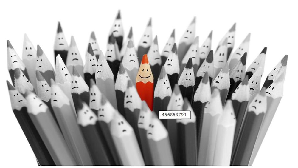 standing out from crowd