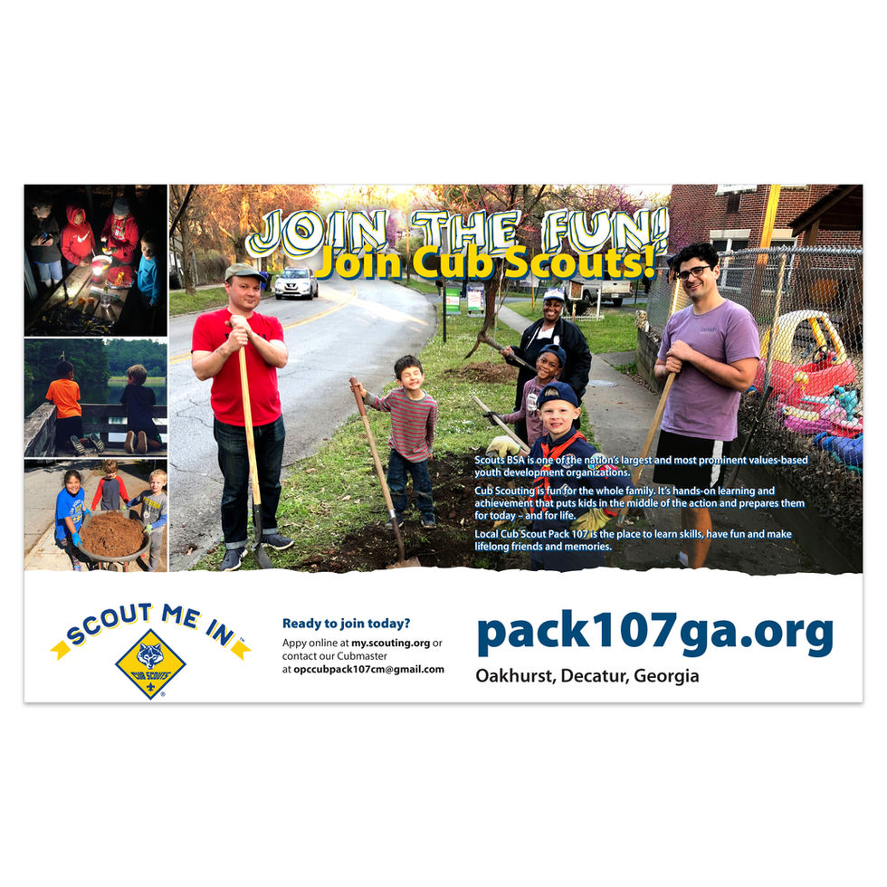 Cub Scouts - recruitment flyer