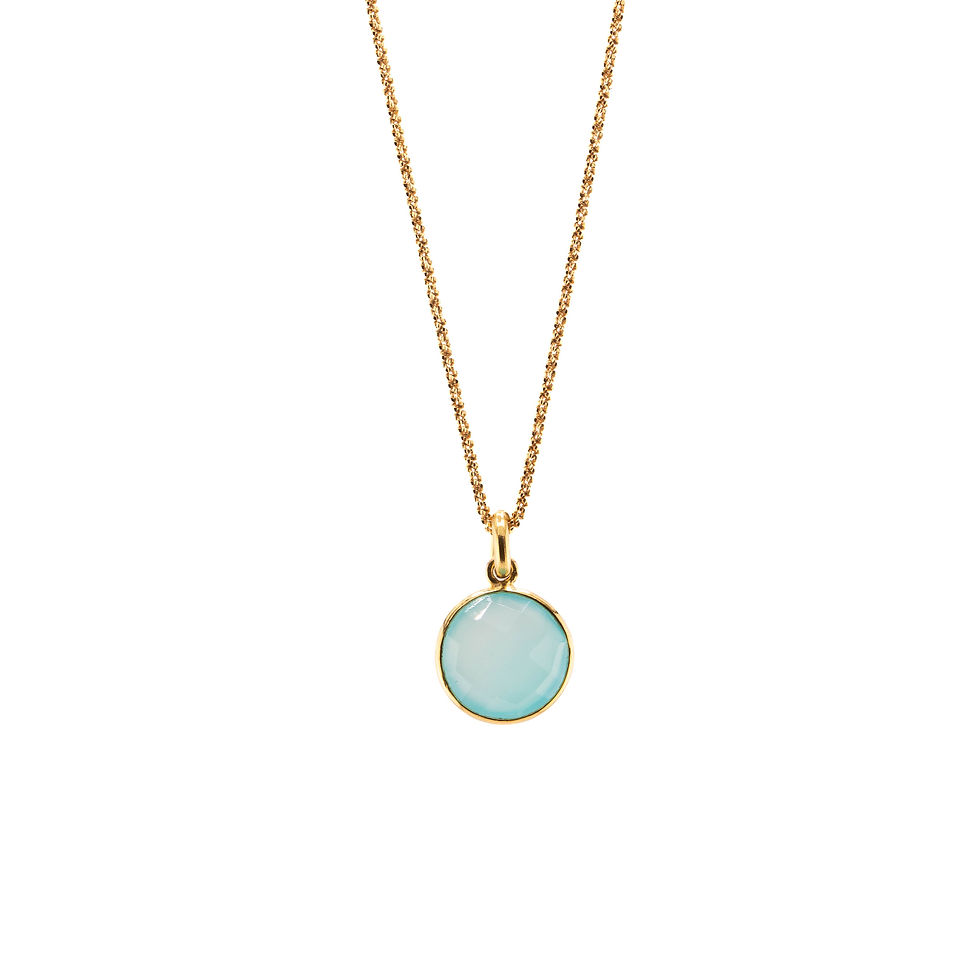 Miniaturbild: Kraftsteinkette "AQUA CHALCEDON"