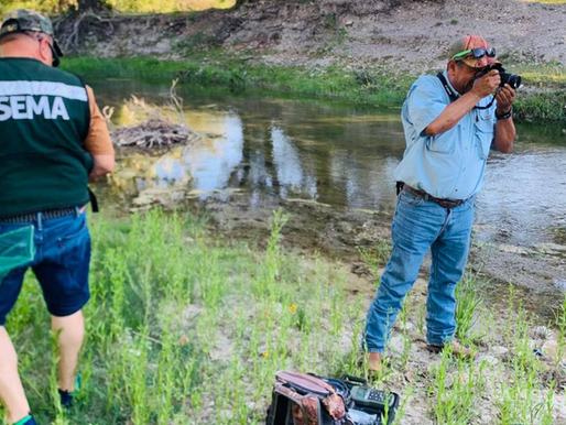 Acuña: Monitorean calidad del agua del Arroyo Las Vacas; visitarán más puntos estratégicos
