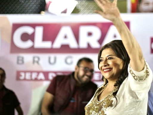 Clara Brugada acompaña a candidata por la alcaldía de Azcapotzalco; 'queremos un gobierno honesto'