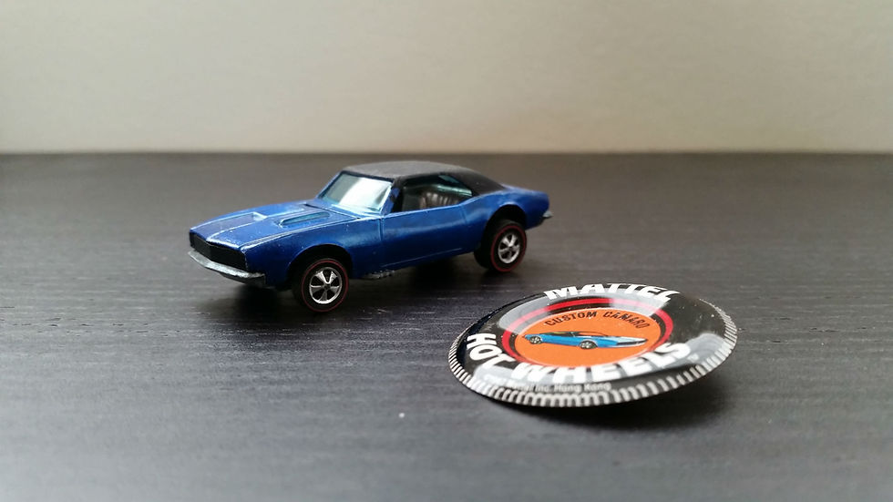 An original 1968 Hot Wheels car owned by Patrick Strong