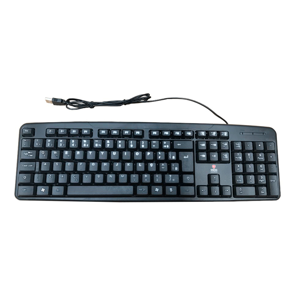 Teclado Com Fio Kross Elegance, USB, ABNT2 - KE-K095V2