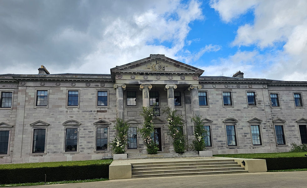 View of the spectacular Ballyfin Demense in Co Laois