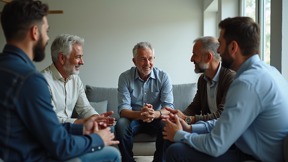 Community Support for Men's Pelvic Health Challenges