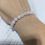 Miniature : Bracelet en quartz rose