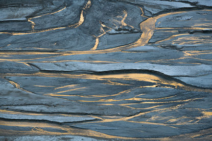 Flusslauf im Berner Oberland Grimselpass Gelmersee