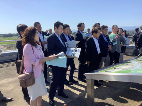 決算特別委員会視察 ①吉見浄水場 ②朝霞児童相談所