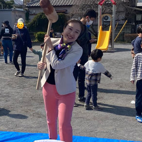 元町3丁目の餅つき大会
