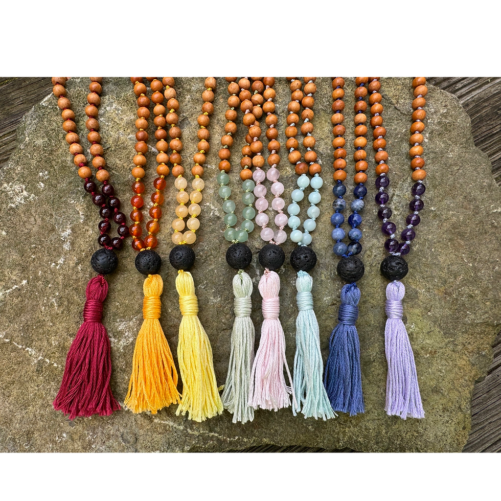 Miniaturbild: Duft Mala Kronen Chakra - Amethyst