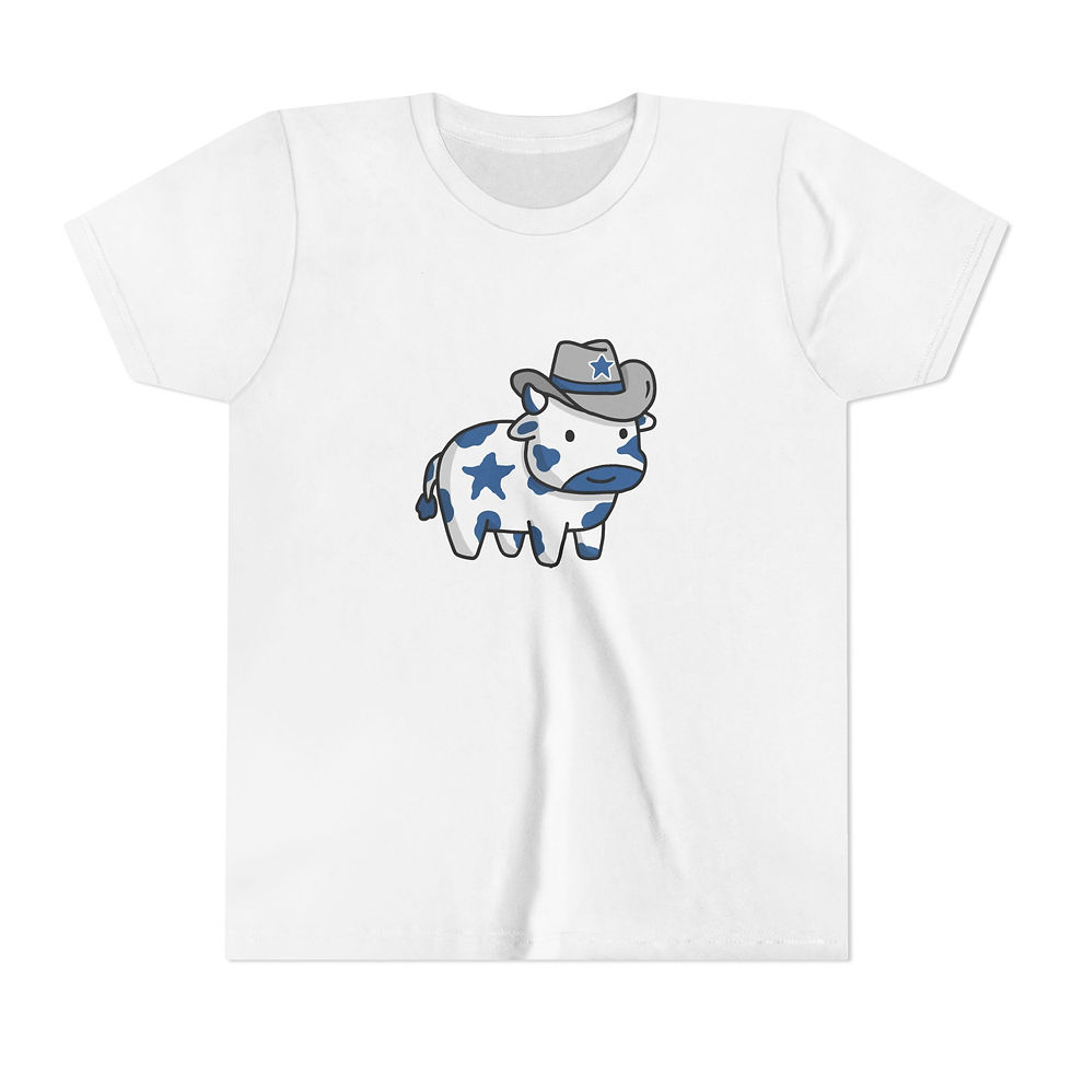 Thumbnail: Dallas Football Youth T-Shirt CornDoggyLOL Design 1