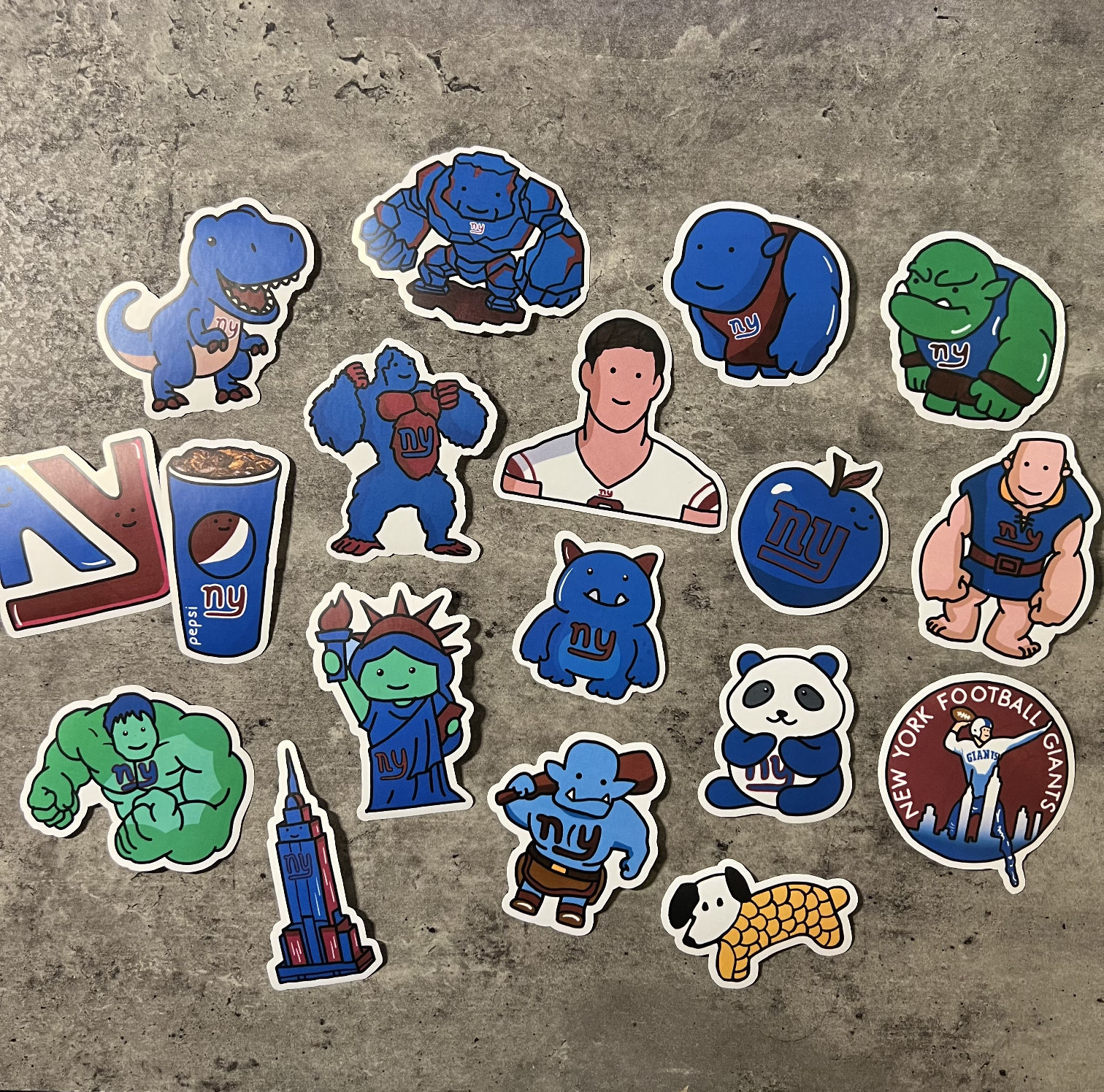 New York Big Boys 2022 Football Stickers