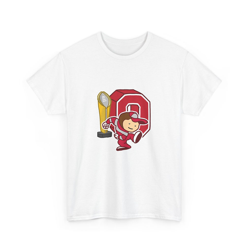 Thumbnail: Ohio State CornDoggyLOL Championship Design 1 Heavy Cotton Tee
