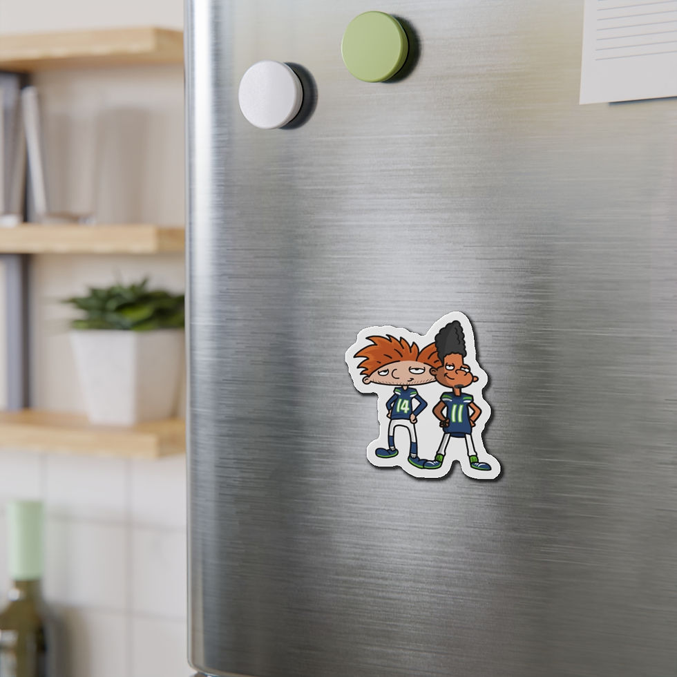 Thumbnail: Seattle Football Magnet - CornDoggyLOL Design 3