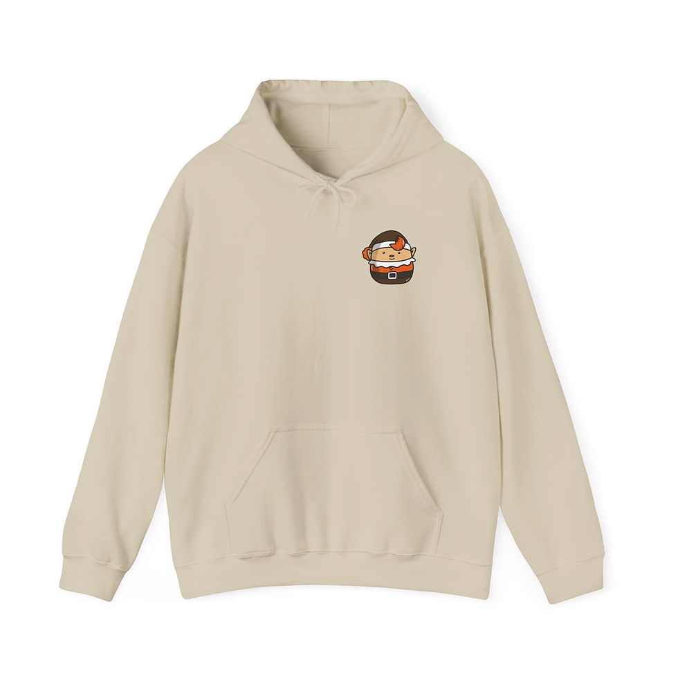 Thumbnail: Cleveland CornDoggyLOL Football Hoodie Design 1