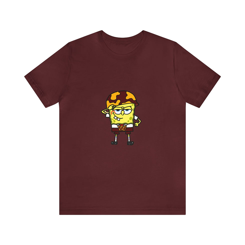 Thumbnail: Washington DC CornDoggyLOL Football T-Shirt Design 2