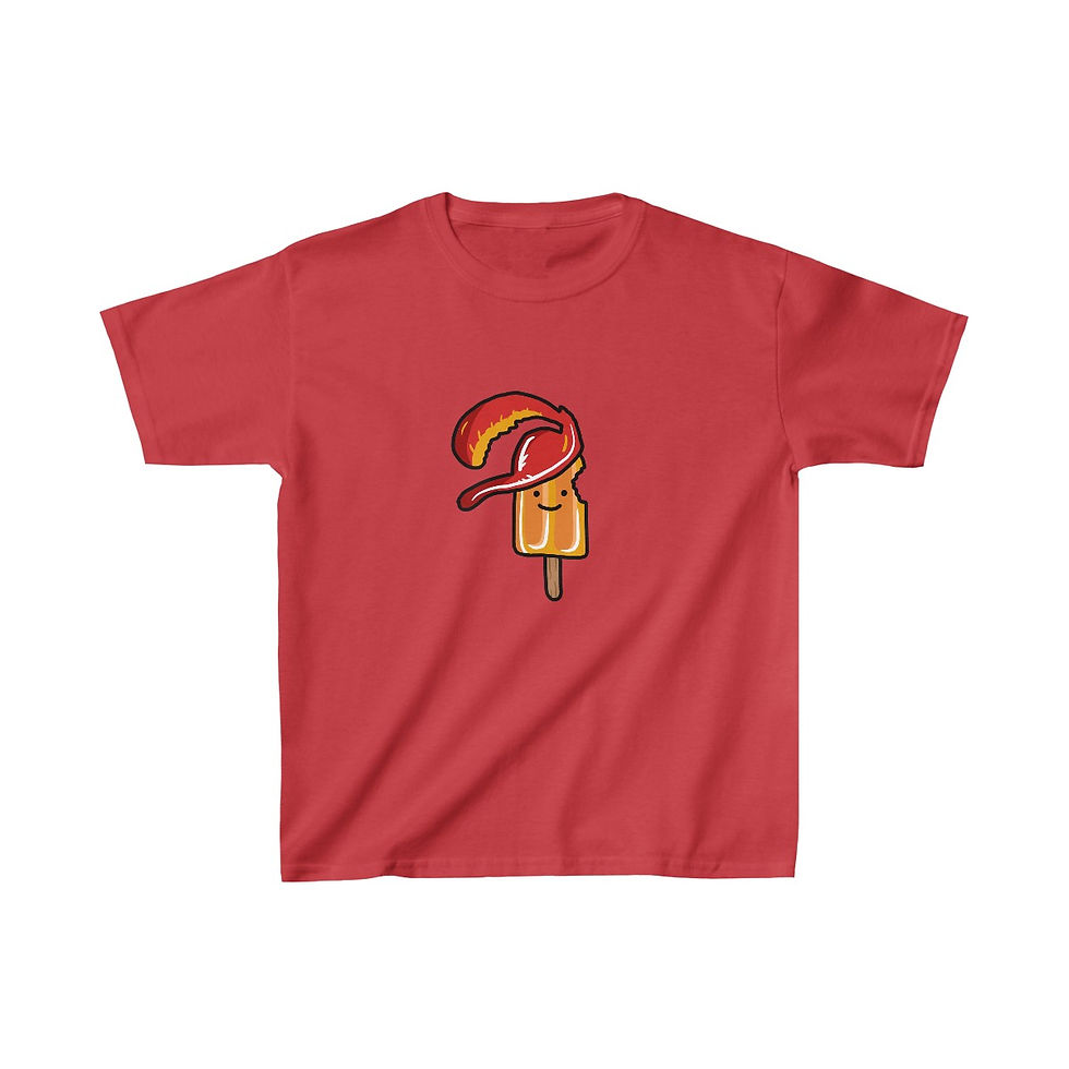 Thumbnail: Tampa Bay Football Team - Creamscicle CornDoggyLOL Design (Kids Sizes)