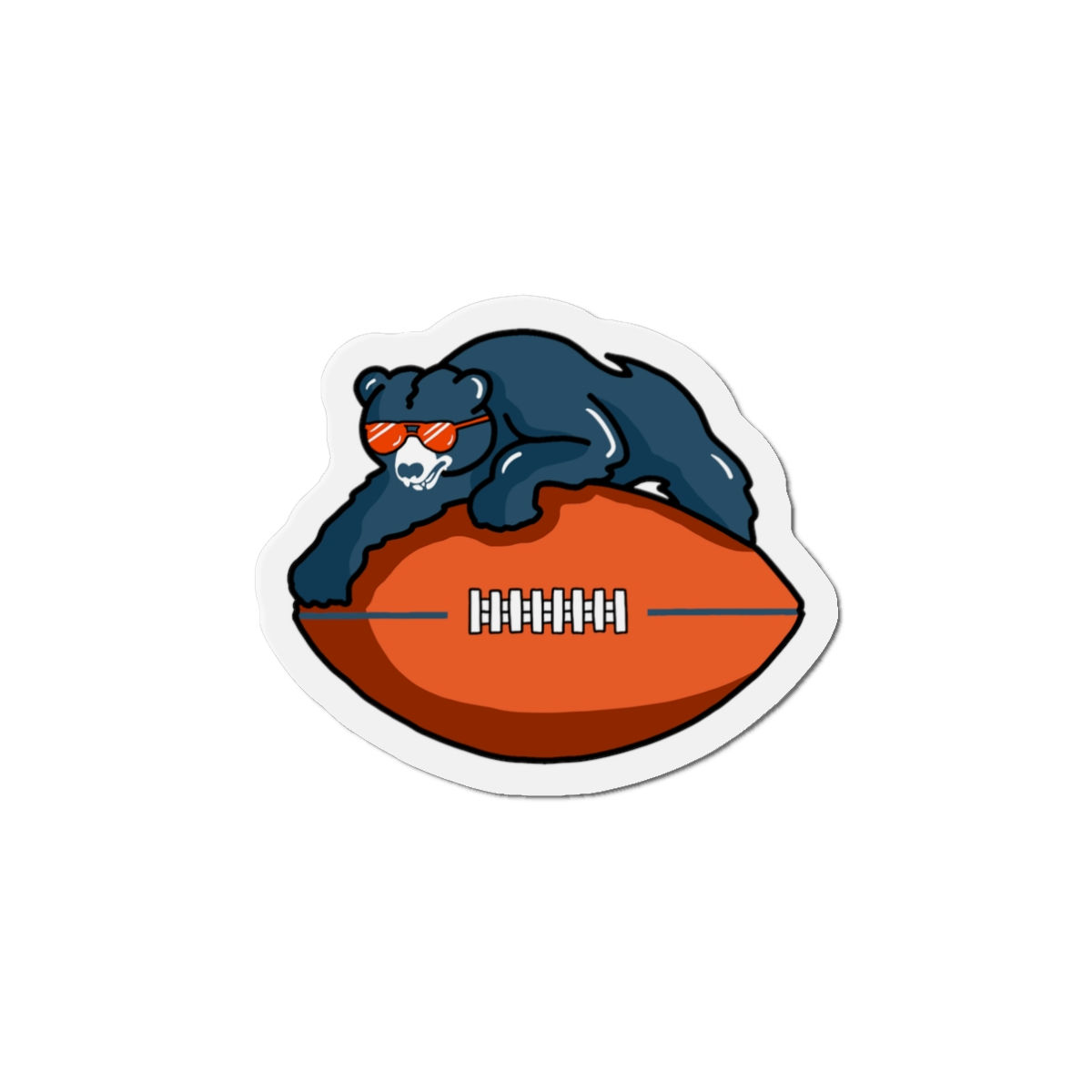 Chicago Football Magnet - CornDoggyLOL Design 1