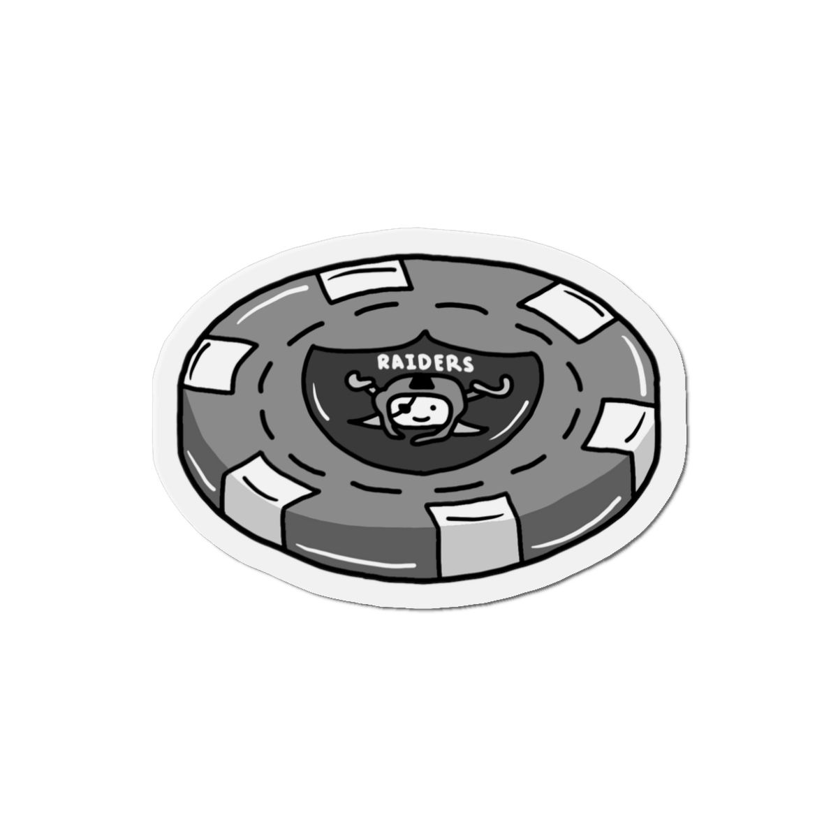 Las Vegas Football Magnet - CornDoggyLOL Design 4