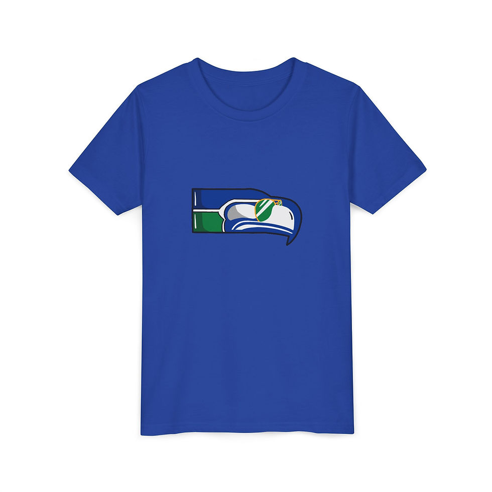 Thumbnail: Seattle Football Youth T-Shirt CornDoggyLOL Design 1