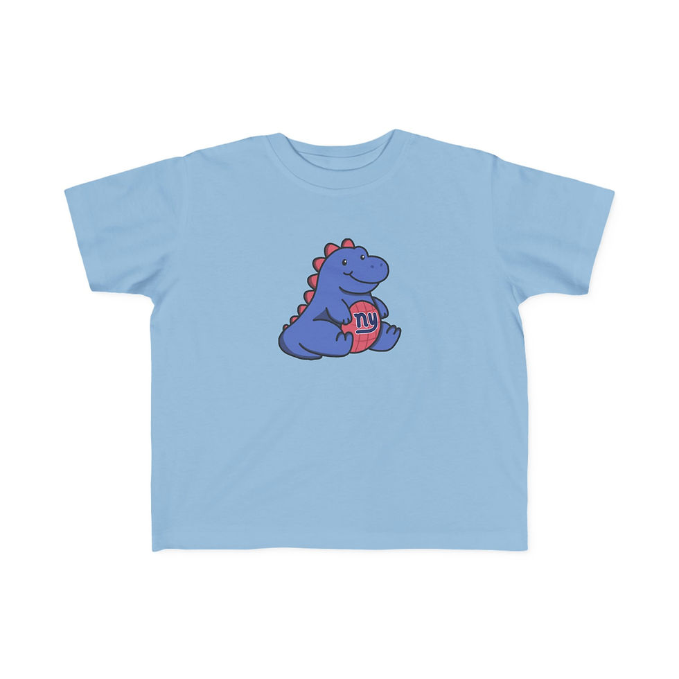 Thumbnail: New York Big Boys Football Toddler's T-Shirt - CornDoggyLOL Design 3