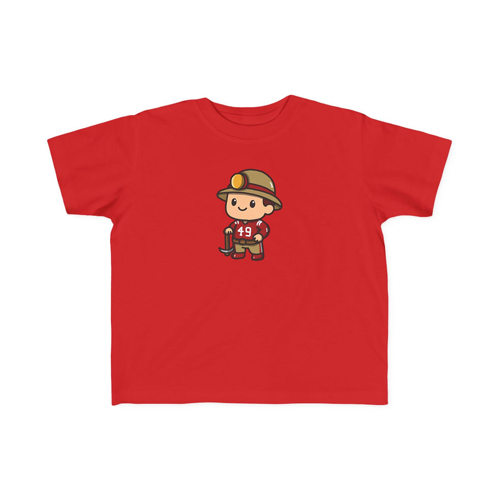 San Francisco Football Toddler's T-Shirt - CornDoggyLOL Design 3