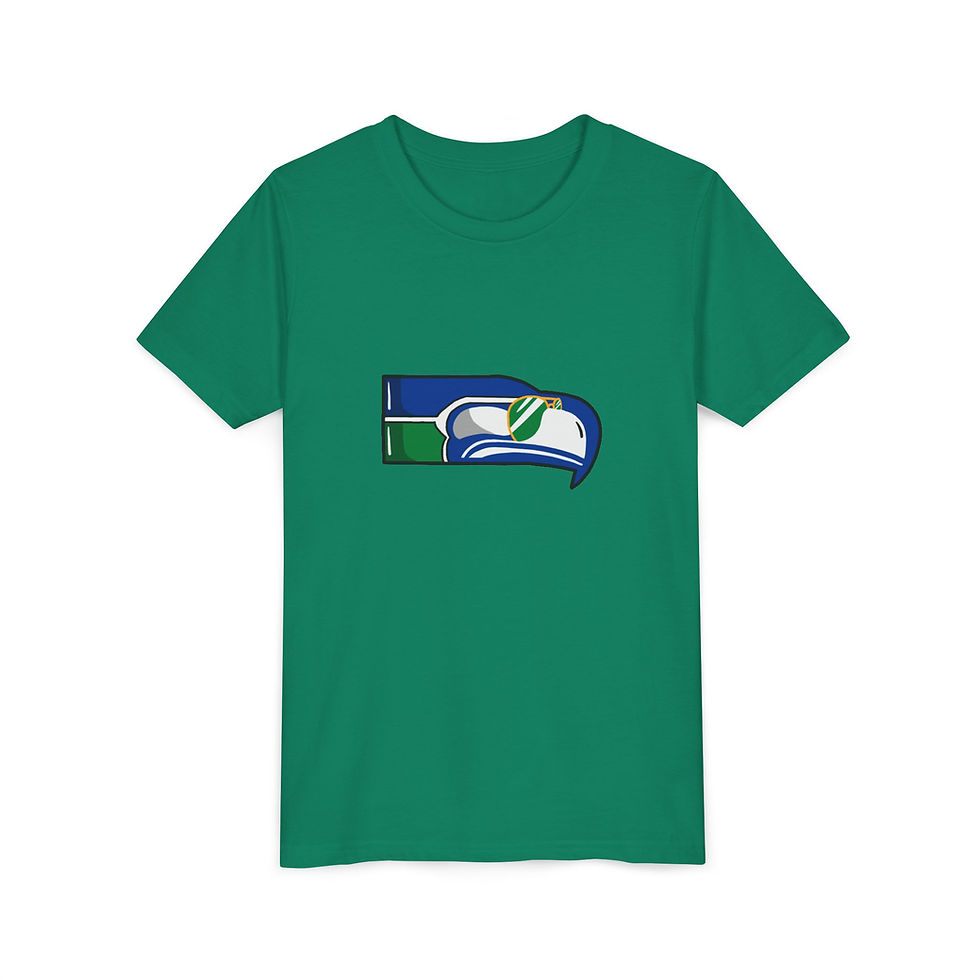 Thumbnail: Seattle Football Youth T-Shirt CornDoggyLOL Design 1