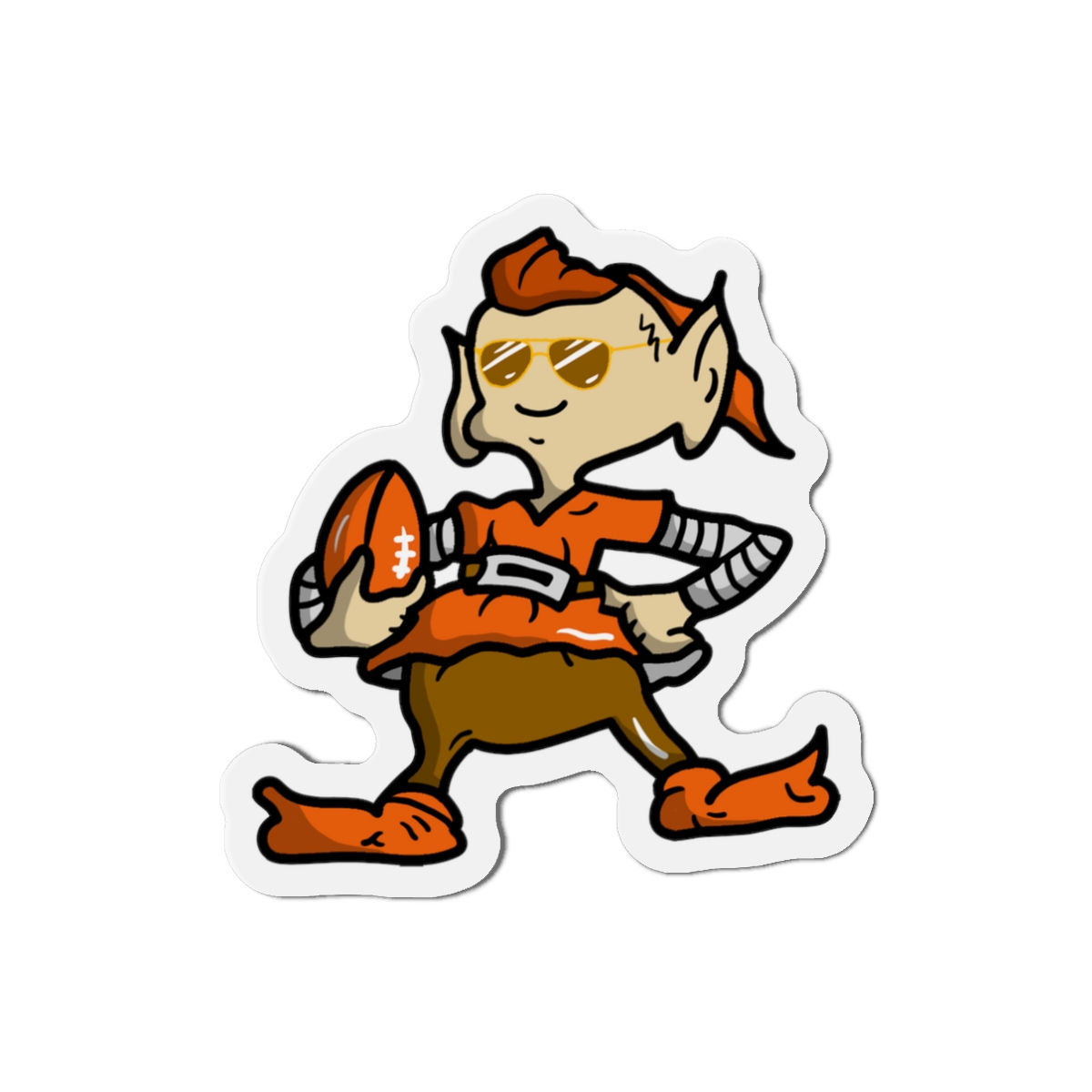 Cleveland Football Magnet - CornDoggyLOL Design 1