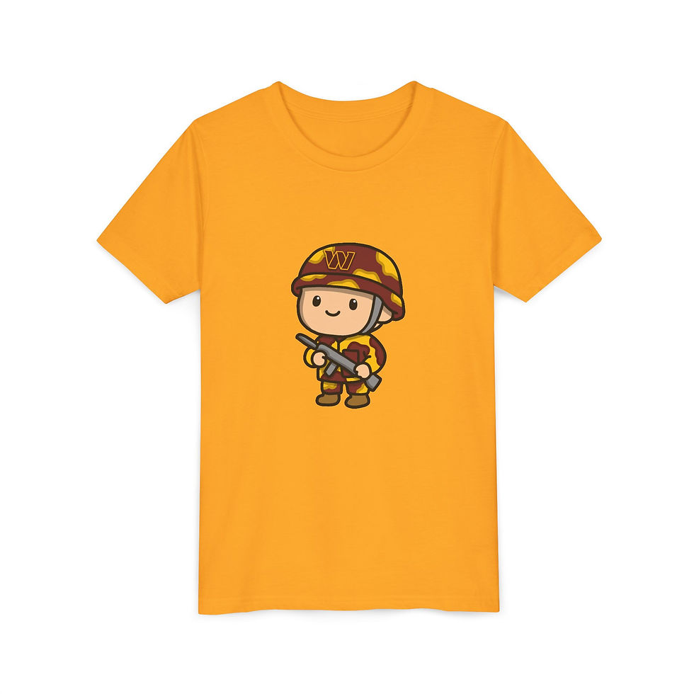 Thumbnail: Washington Football Youth T-Shirt CornDoggyLOL Design 2