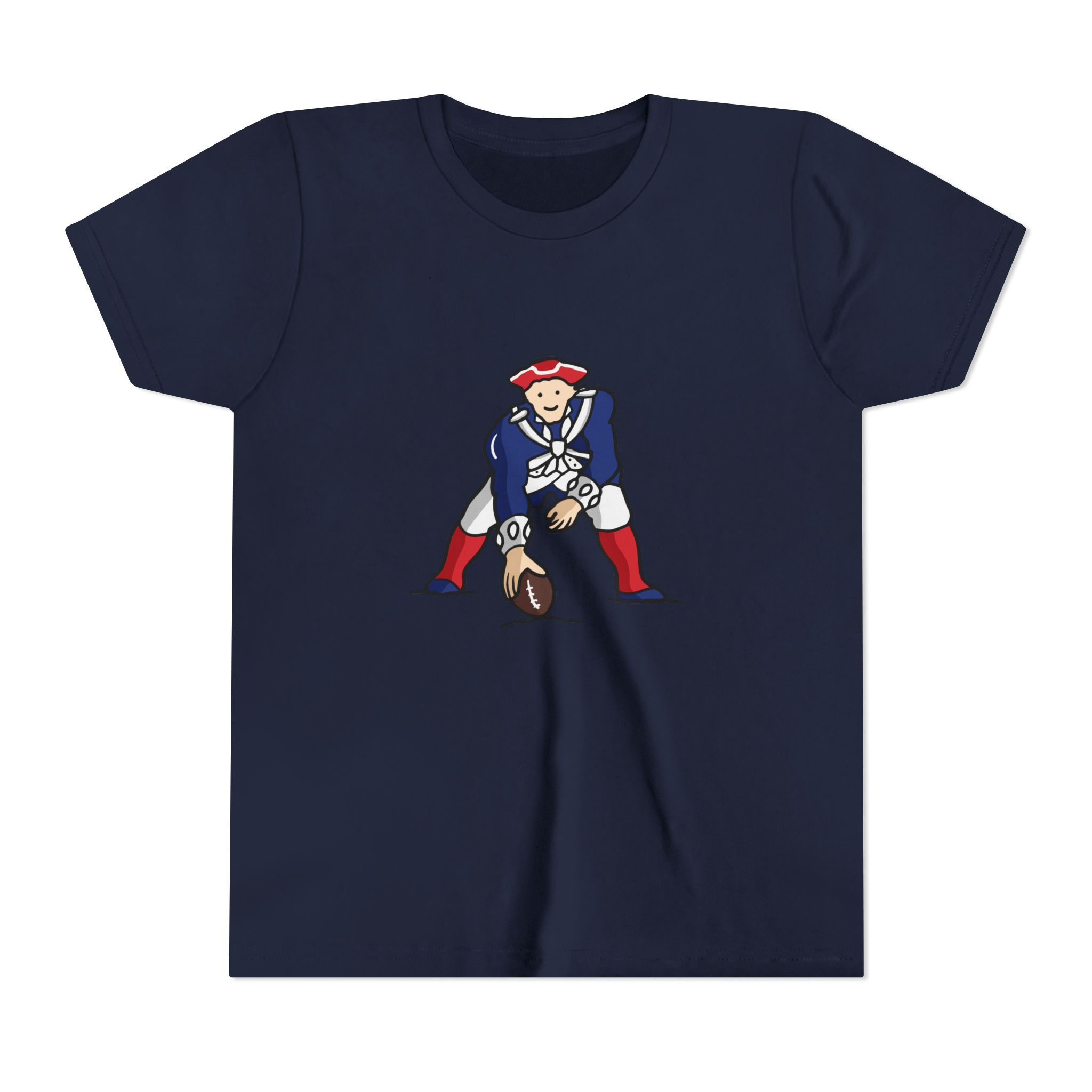 New England Football Youth T-Shirt CornDoggyLOL Design 1