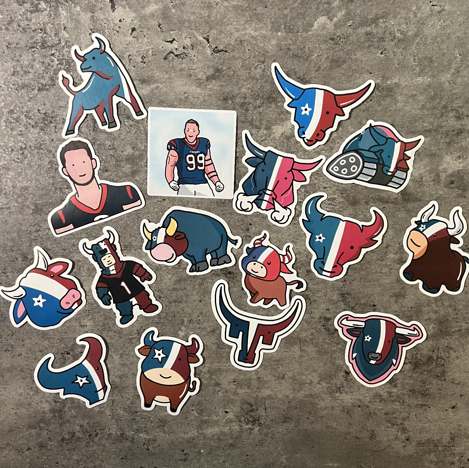 Houston 2022 Football Stickers