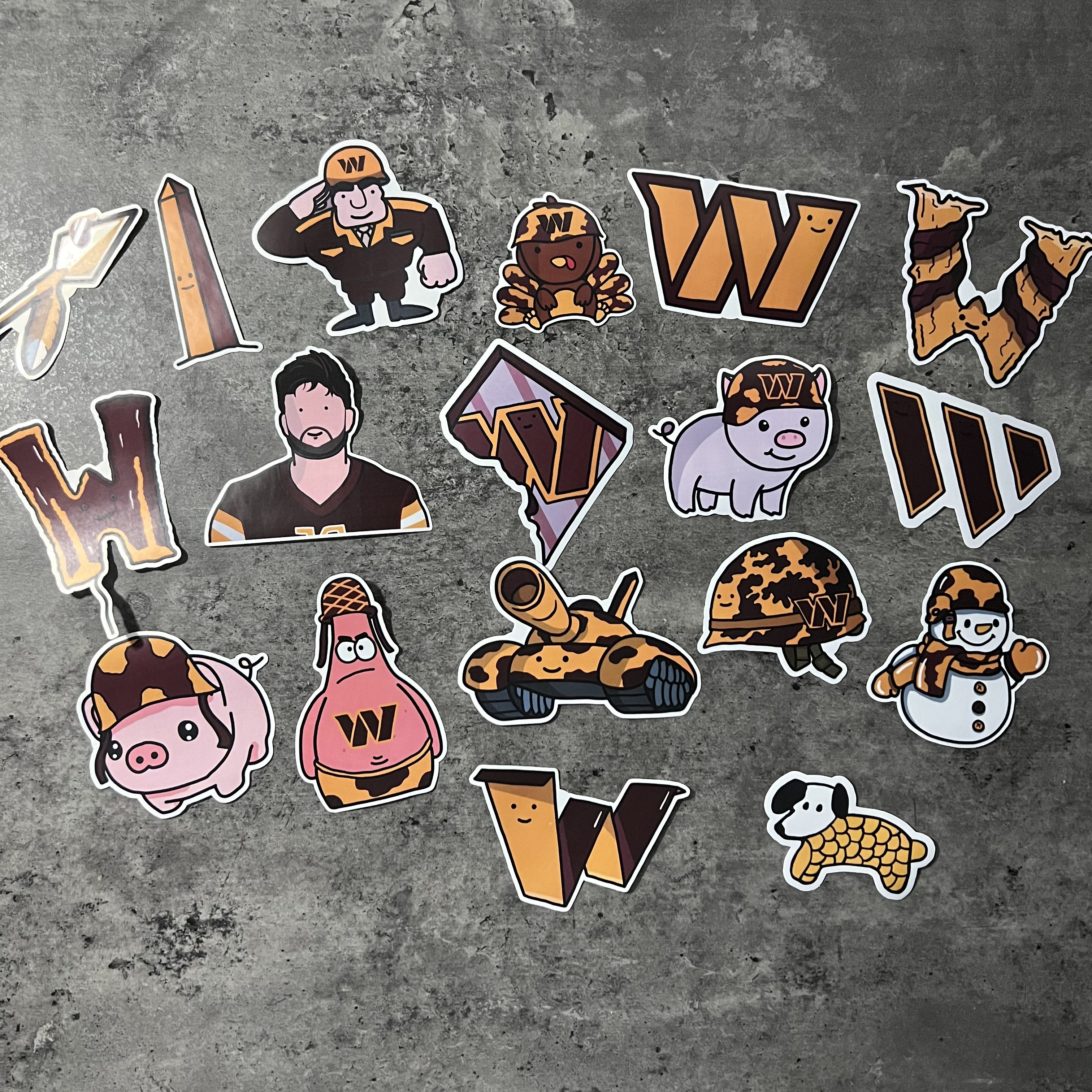 Washington DC 2023 Football Stickers