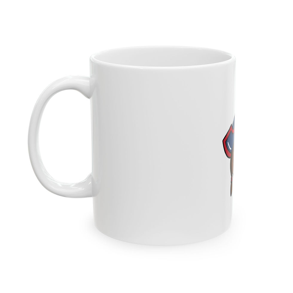 Thumbnail: New England CornDoggyLOL 2024 Design 1 Ceramic Mug, (11oz, 15oz)