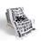 Thumbnail: Chair image White & black Christian Faith-based Blanket