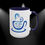 Thumbnail: Christian Faith-based Coffee Mug 'Love Jesus Love Coffee' - dark blue/light blue