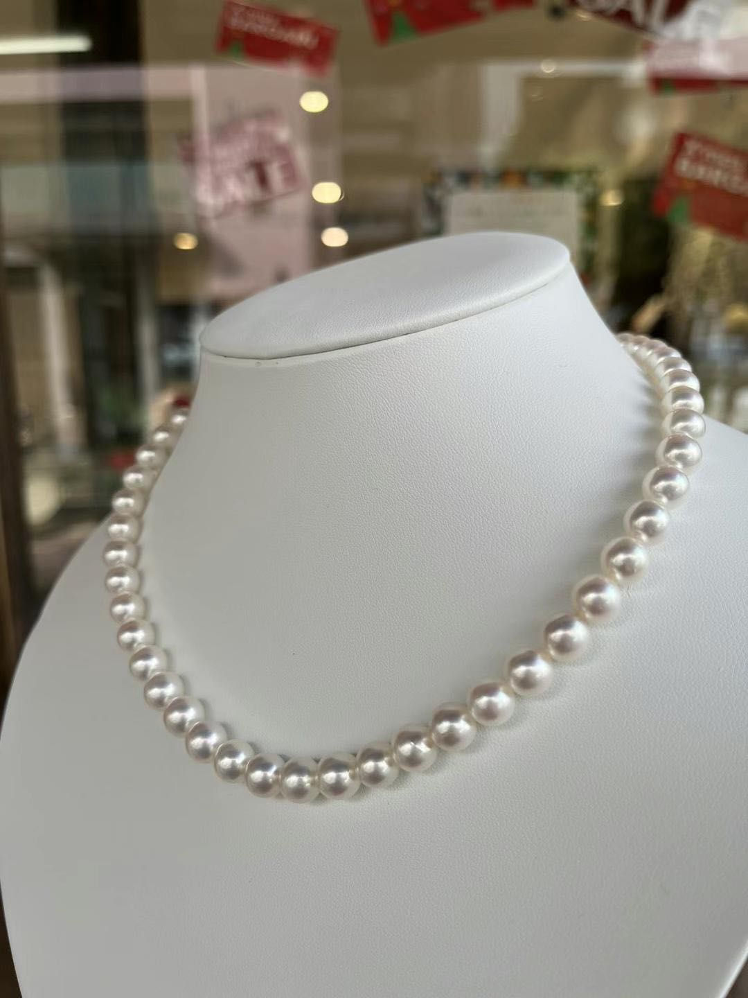 花珠真珠 ネックレス 7.5-8.0mm